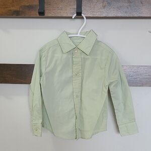 Karl Kani Green Button Down Shirt with Classic Collar (🛍 Bundle ANY 6/$36)